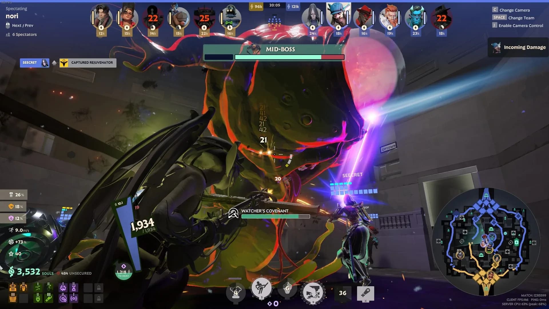 Гайд по Mid Boss в Deadlock: как забрать Rejuvenator и безопасно выйти из ямы